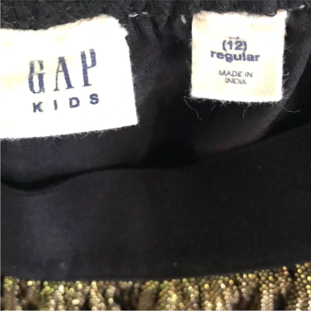 GapKids Shiny Metallic Skirt in Gold Size 12 Regular Girls